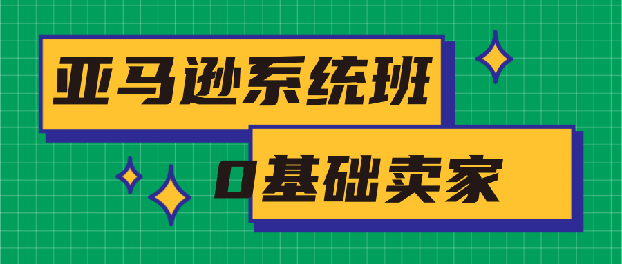亚马逊系统班，专为0基础卖家量身打造，亚马逊运营流程与架构-辉硕副业