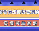 柚子视频号带货实操变现项目,零基础操作养身茶月入10000+-辉硕副业