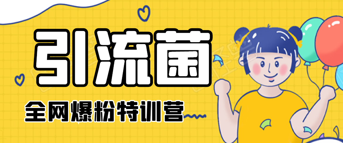 引流菌2020全网爆粉特训营（QQ群霸屏，知乎引流，群裂变，自动化引流等）-辉硕副业