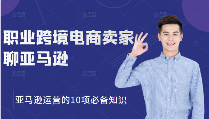 职业跨境电商卖家聊亚马逊：亚马逊运营的10项必备知识，12堂课让你看懂亚马逊运营-辉硕副业