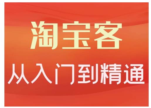 卓让·淘宝客从入门到精通，教你做一个赚钱的淘宝客-辉硕副业