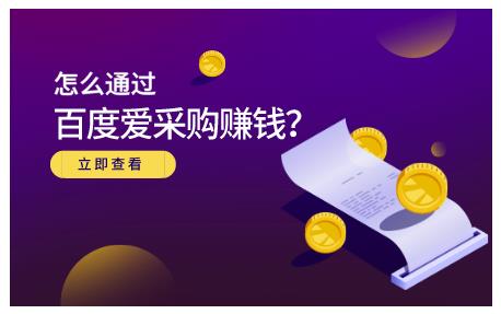大王·怎么通过百度爱采购赚钱，已经通过百度爱采购完成200多万的销量-辉硕副业