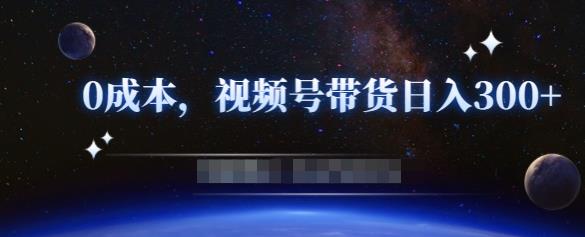 零基础视频号带货赚钱项目，0成本0门槛轻松日入300+【视频教程】-辉硕副业