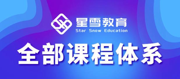 星雪教育淘系高级班，更全的运营提升方案，零基础由浅入深，店铺最新玩法-辉硕副业
