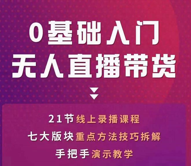 网红叫兽-抖音无人直播带货，一个人就可以搞定的直播带货实战课-辉硕副业