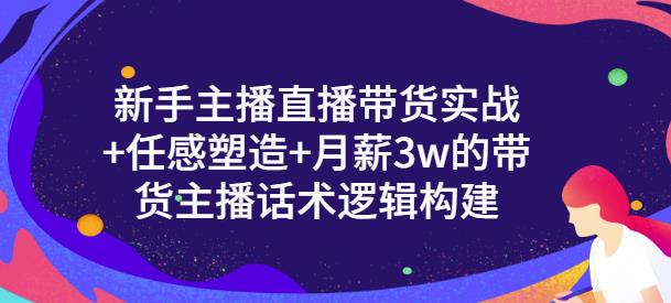 一群宝宝·新手主播直播带货实战+信任感塑造+月薪3w的带货主播话术逻辑构建-辉硕副业