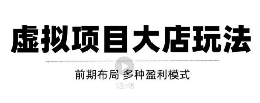 虚拟项目月入几万大店玩法分享，多店操作利润倍增（快速起店盈利）-辉硕副业