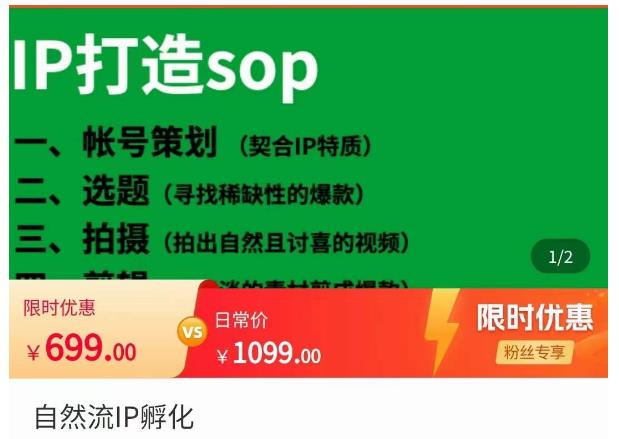 瑶瑶·自然流IP孵化，系统掌握IP孵化全流程，也能学到选题，剪辑，账号运营经验-辉硕副业