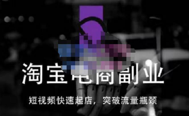 蓝Sir派·淘宝短视频快速起店，替代传统搜索方式，学会做一个不一样的淘宝店-辉硕副业