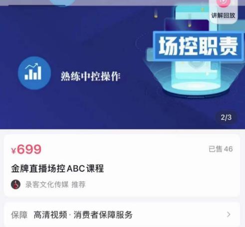 大果文化·金牌直播场控ABC课，复制直接间，场控如何带出百万级主播-辉硕副业