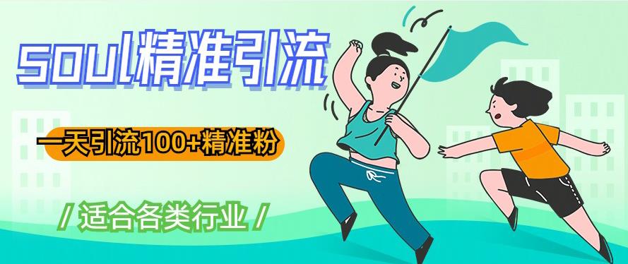 soul精准引流系列课程，一天引流100+精准粉，适合各类行业-辉硕副业