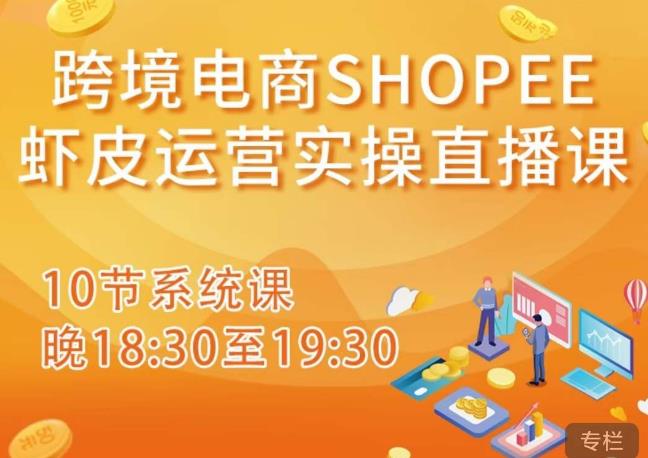 跨境电商Shopee虾皮运营实操直播课，从零开始学，入门到精通（10节系统课）-辉硕副业