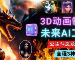 利用未来Ai工具LeiaPix,静态图转换3D动画,Lexica和Chat GPT制作精彩视频-辉硕副业