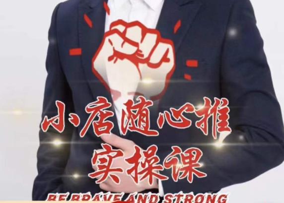 随心推线上课，小店随心推的投放逻辑，投放技巧，快速打标签-辉硕副业