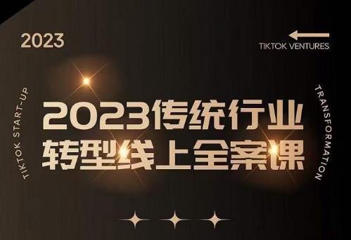 数据哥2023传统行业转型线上全案课，2023年传统行业如何转型线上，线上创业/传统转型避坑宝典-辉硕副业
