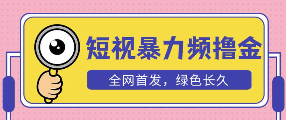 外面收费1680的短视频暴力撸金，日入300+长期可做，赠自动收款平台-辉硕副业