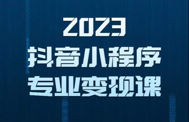 2023年抖音小程序变现保姆级教程，0粉丝新号，无需实名，3天起号，第1条视频就有收入-辉硕副业