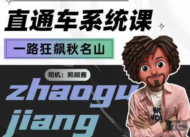 照顾酱·直通车系统课，从0到1搭建你的付费推广思维，讲基础，讲思路，讲方法，也讲实操-辉硕副业
