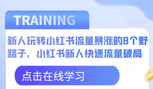 新人玩转小红书流量暴涨的8个野路子，小红书新人快速流量破局-辉硕副业