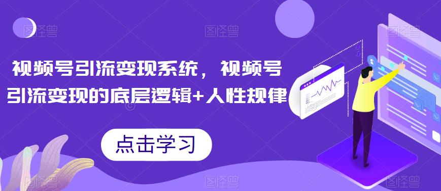 视频号引流变现系统，视频号引流变现的底层逻辑+人性规律-辉硕副业