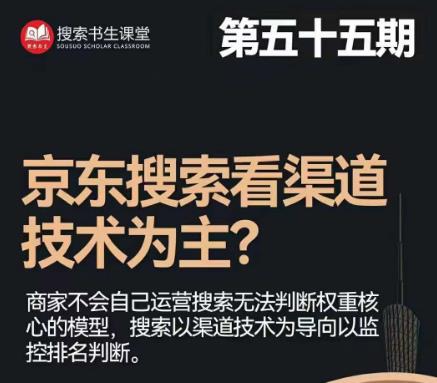 搜索书生·京东店长POP班【第55期】，京东搜推与爆款打造技巧，站内外广告高ROI投放打法-辉硕副业
