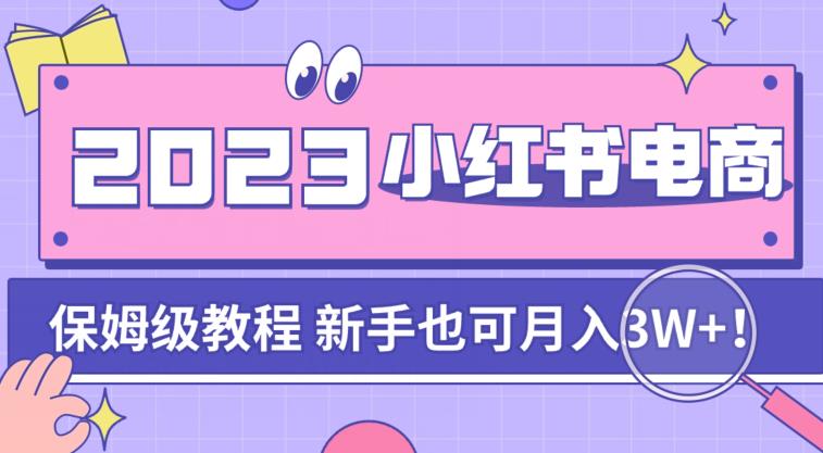 阿本小红书电商陪跑营4.0，带大家从0到1把小红书做起来-辉硕副业