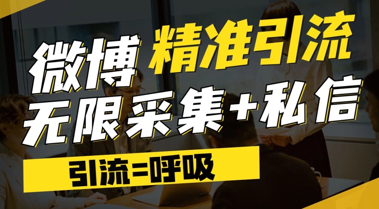 微博最新引流技术，软件提供博文评论采集+私信实现精准引流【揭秘】-辉硕副业
