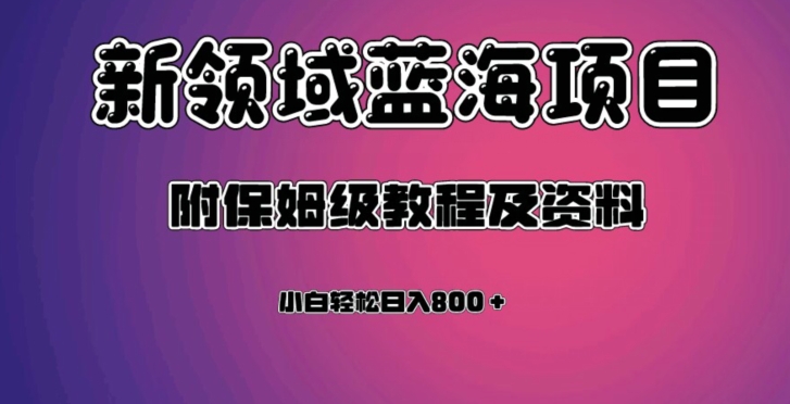 虚拟资源蓝海领域新项目，轻松日入800＋，附保姆级教程及资料-辉硕副业
