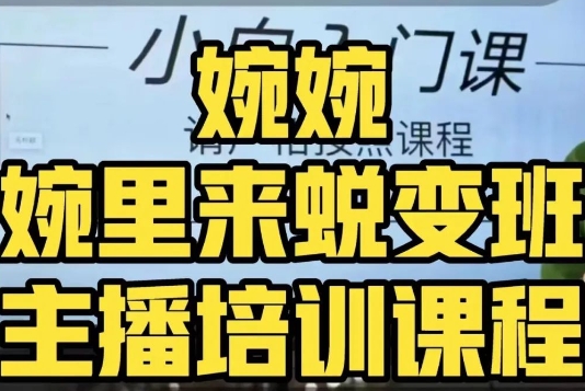 婉婉·婉里来蜕变班（主播课）全方位理解底层逻辑并灵活运用-辉硕副业
