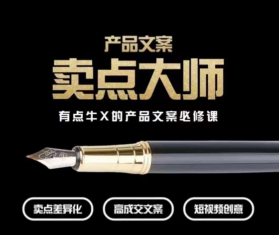 产品文案【卖点大师】高转化电商，有点牛X的产品文案必修课-辉硕副业