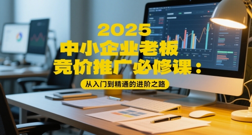 2025中小企业老板竞价推广必修课：从入门到精通的进阶之路-辉硕副业