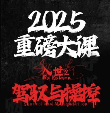 2025重磅大课，入世2，驾驭与控制-辉硕副业