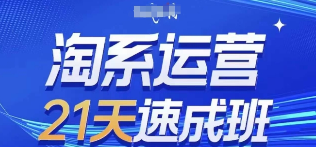 淘系运营21天速成班(更新25年6月)，0基础轻松搞定淘系运营，不做假把式-辉硕副业