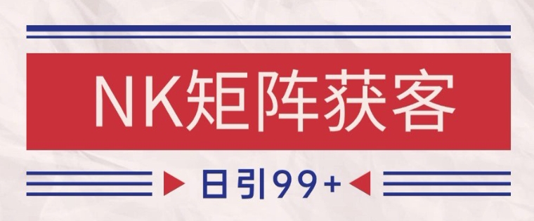 小红书某音NK赛道引流获客 自热矩阵日引200+【揭秘】-辉硕副业