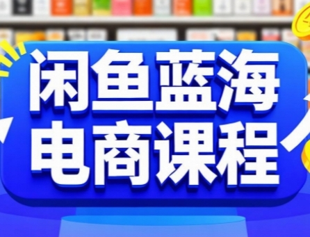 闲鱼蓝海电商课程，手把手助你快速上手，轻松实现闲鱼稳定盈利-辉硕副业