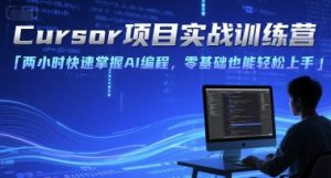 Cursor项目实战训练营,两小时快速掌握AI编程,零基础也能轻松上手-辉硕副业