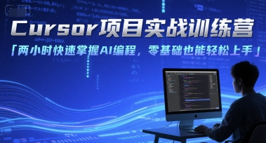 Cursor项目实战训练营，两小时快速掌握AI编程，零基础也能轻松上手-辉硕副业