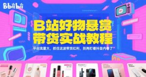 B站好物悬赏带货实战教程,平台流量大,抓住这波带货红利,别再盯着抖音内卷了-辉硕副业