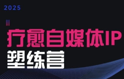 2025治愈自媒体IP训练营，专为疗愈领域从业者打造-辉硕副业