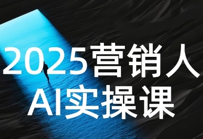 2025营销人Al实操课，AI营销抢跑实战，从Prompt到方案，效率碾压同行-辉硕副业