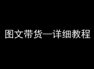 抖音图文带货详细教程,简单易上手,小白都能学会-辉硕副业