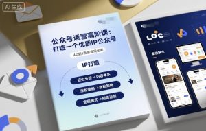 公众号运营高阶课,打造一个优质IP公众号-辉硕副业