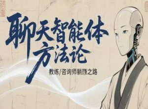 聊天智能体方法论-咨询师教师个人IP教程,咨询师教练躺賺之路-辉硕副业