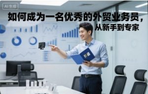 如何成为一名优秀的外贸业务员,从新手到专家-辉硕副业